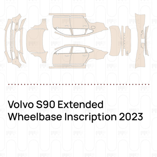 Pre-Cut PPF Volvo S90 Extended Wheelbase Inscription 2023