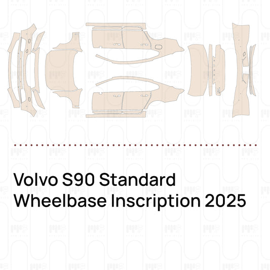 Pre-Cut PPF Volvo S90 Standard Wheelbase Inscription 2025
