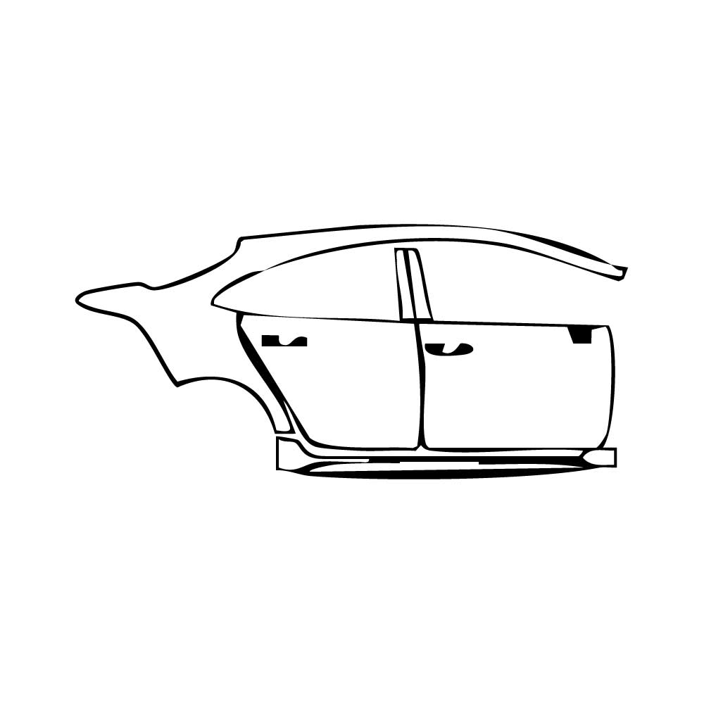 Pre-Cut PPF Toyota Corolla (US) Sedan Luxury 2025 - PPF-Kits