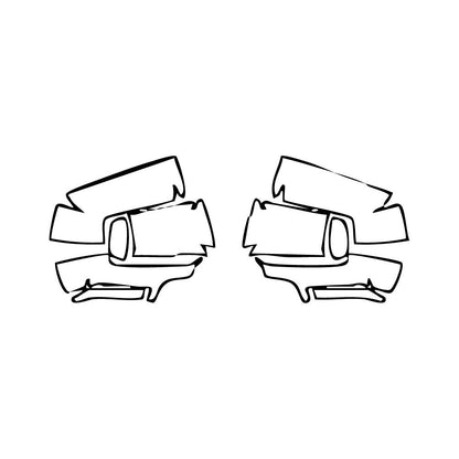 Pre-Cut PPF GMC Sierra 1500 Crew Cab DENALI 2024 - PPF-Kits