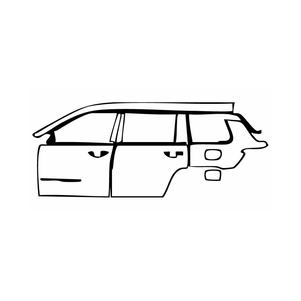 Pre-Cut PPF JEEP Grand Cherokee Grand Cherokee L (3-row) Limited 2024 - PPF-Kits