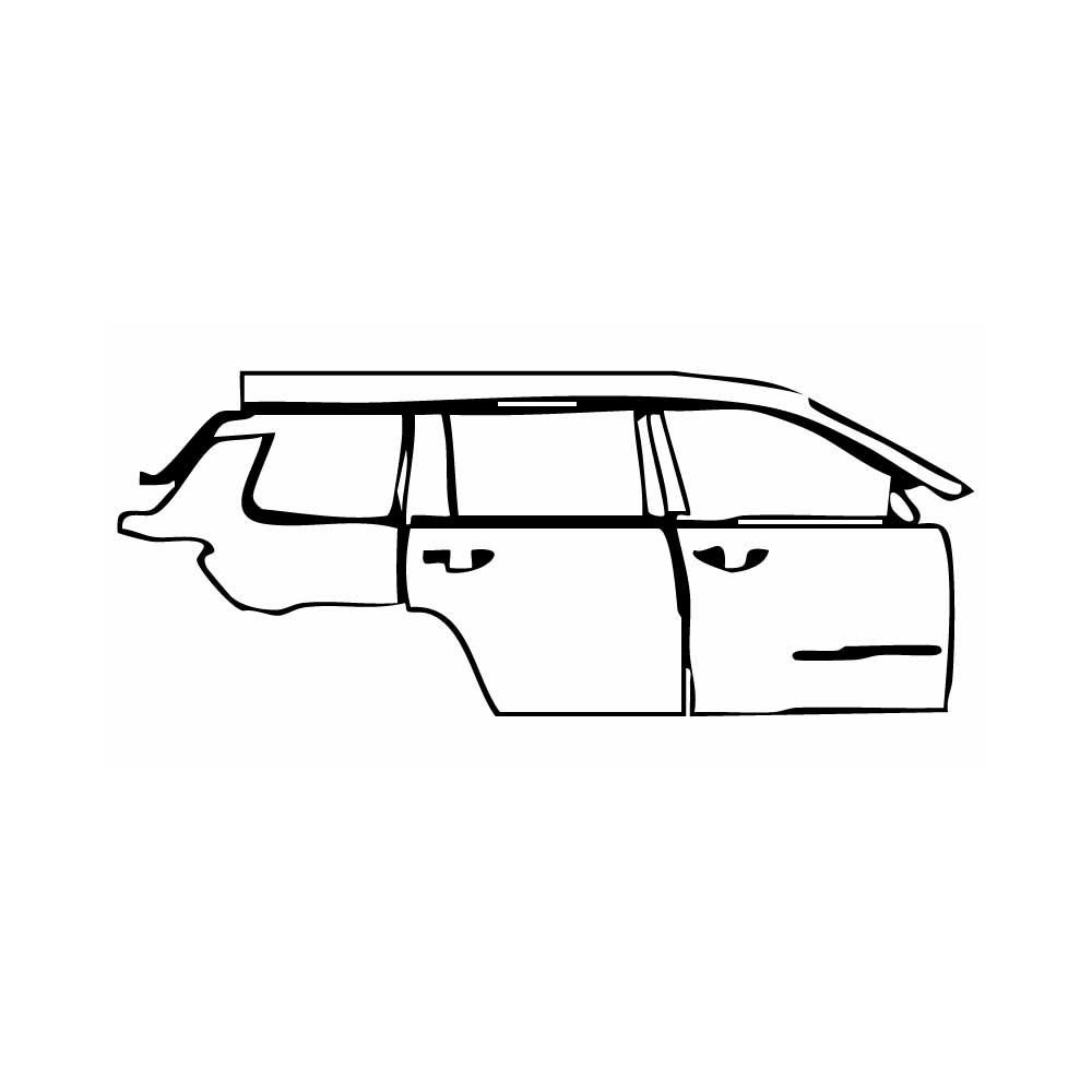 Pre-Cut PPF JEEP Grand Cherokee Grand Cherokee L (3-row) Limited 2024 - PPF-Kits