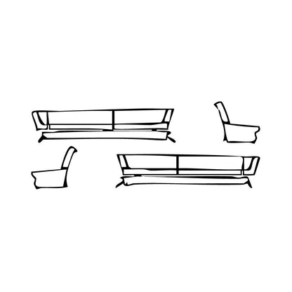 Pre-Cut PPF JEEP Grand Cherokee Grand Cherokee L (3-row) Overland 2024 - PPF-Kits