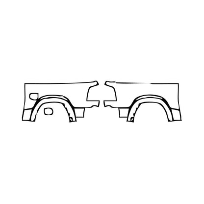 Pre-Cut PPF RAM Trucks 1500 Crew Cab Limited 2023 - PPF-Kits