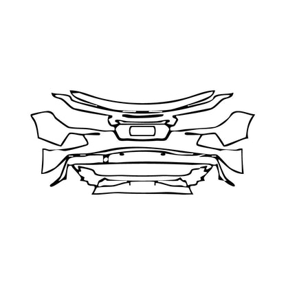 Pre-Cut PPF Chevrolet Corvette Stingray Convertible 2020 - PPF-Kits