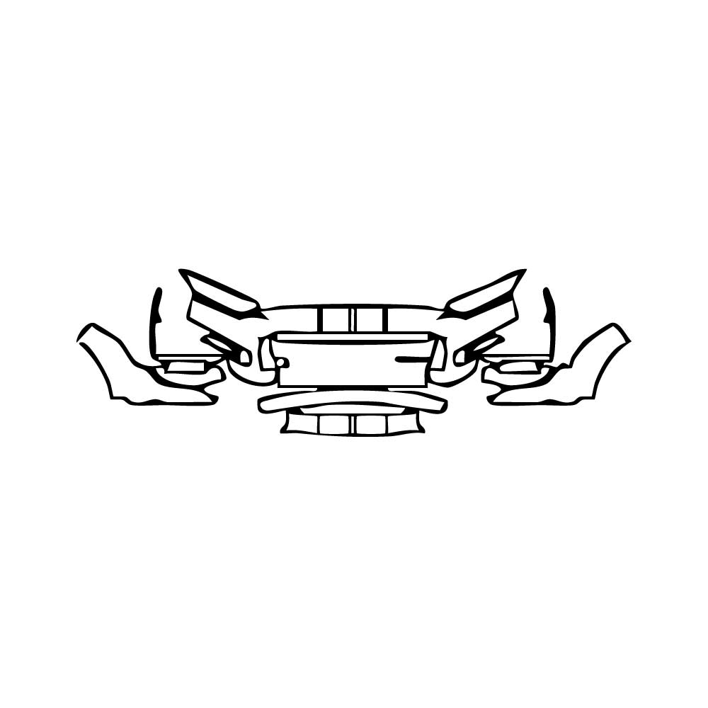 Pre-Cut PPF Ford Mustang Fastback ShelbyGT500 2021 - PPF-Kits