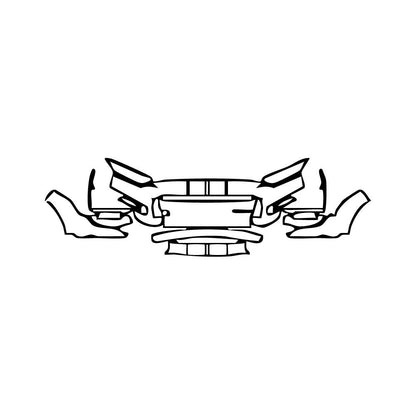 Pre-Cut PPF Ford Mustang Fastback ShelbyGT500 2021 - PPF-Kits
