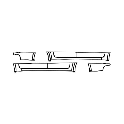 Pre-Cut PPF Ford Ranger (US) XLT SUPERCREW 2019 - PPF-Kits