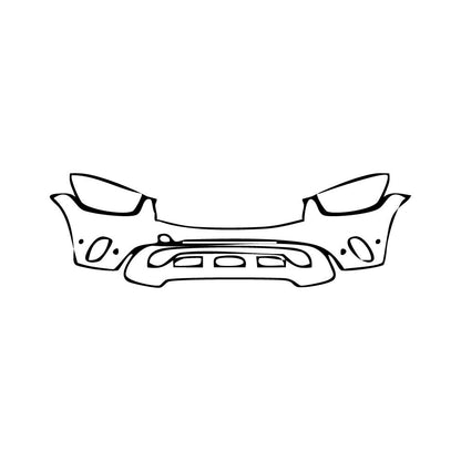 Pre-Cut PPF Mercedes-Benz GLC SUV Extended Wheelbase (GLC L) Base 2020 - PPF-Kits