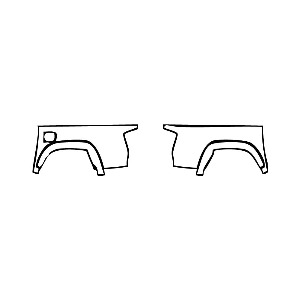 Pre-Cut PPF Toyota Tacoma Double Cab TRD Pro 2016 - PPF-Kits
