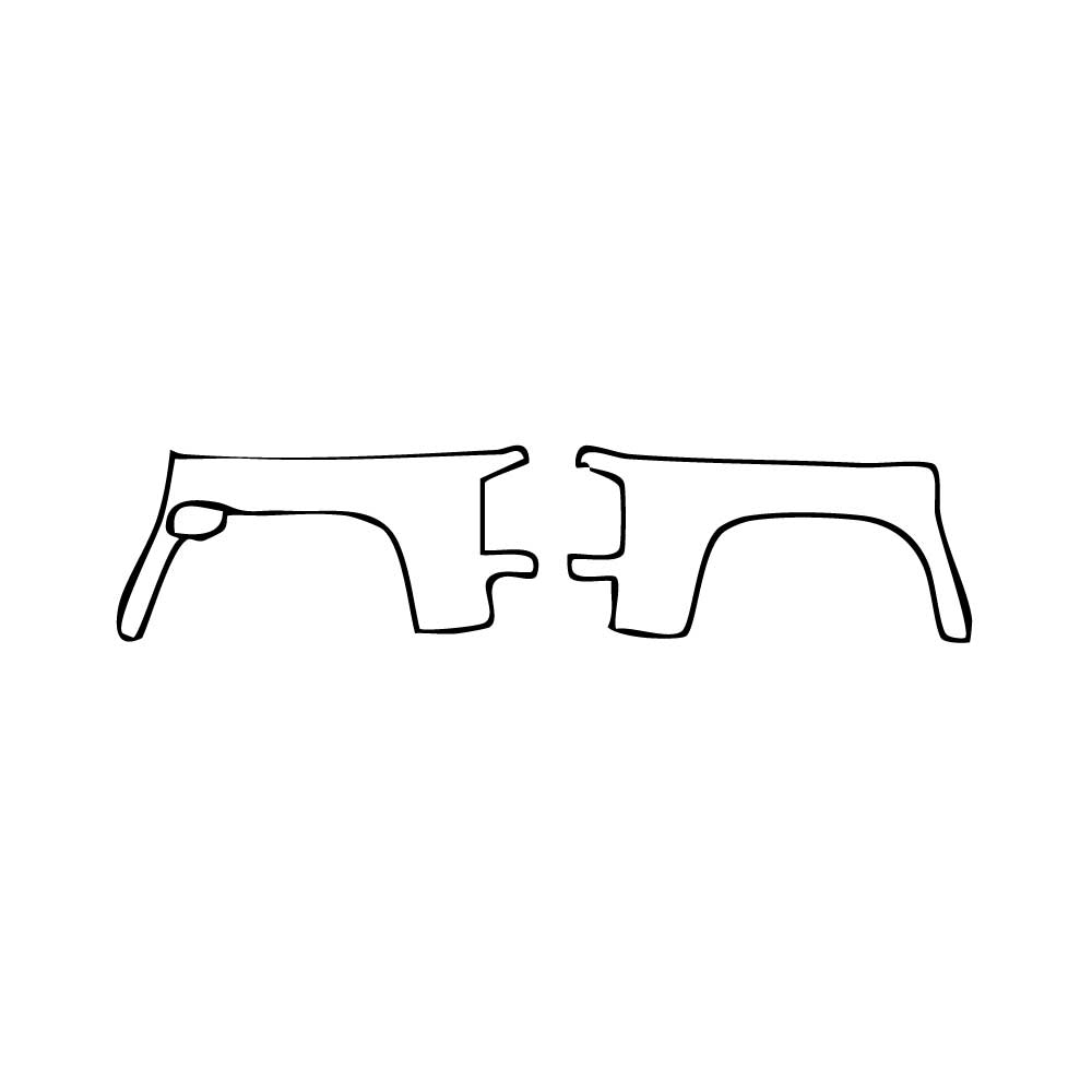 Pre-Cut PPF Chevrolet Colorado Crew Cab ZR2 2017 - PPF-Kits