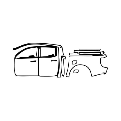 Pre-Cut PPF Ford Ranger (EU) Wildtrak 2016 - PPF-Kits