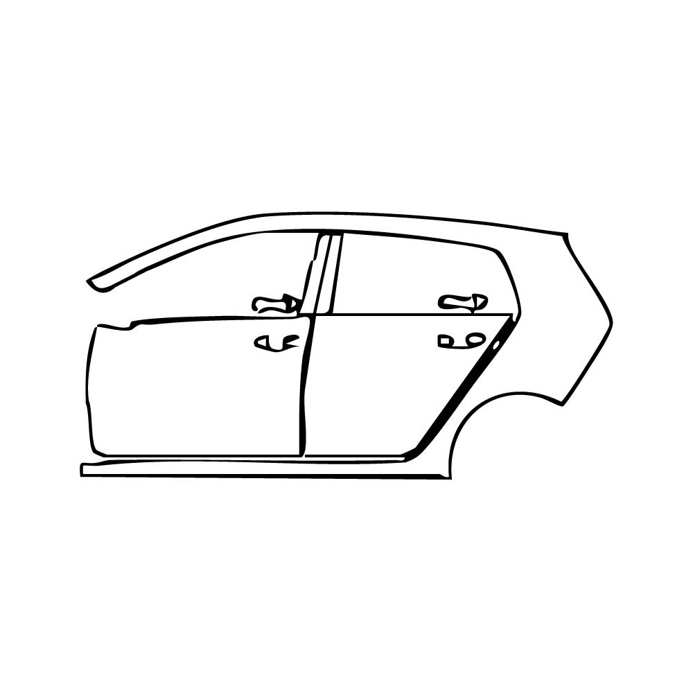 Pre-Cut PPF Volkswagen Golf Golf Base 2014 - PPF-Kits