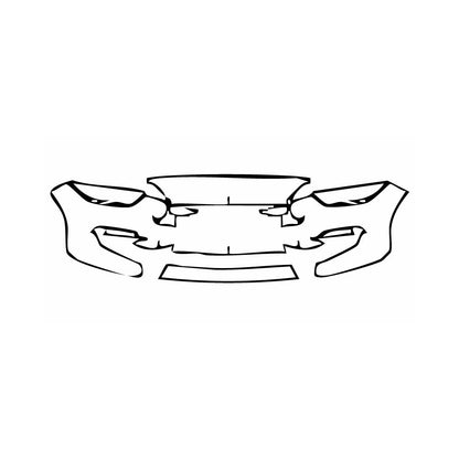 Pre-Cut PPF Ford Mustang Fastback Shelby GT350 2015 - PPF-Kits