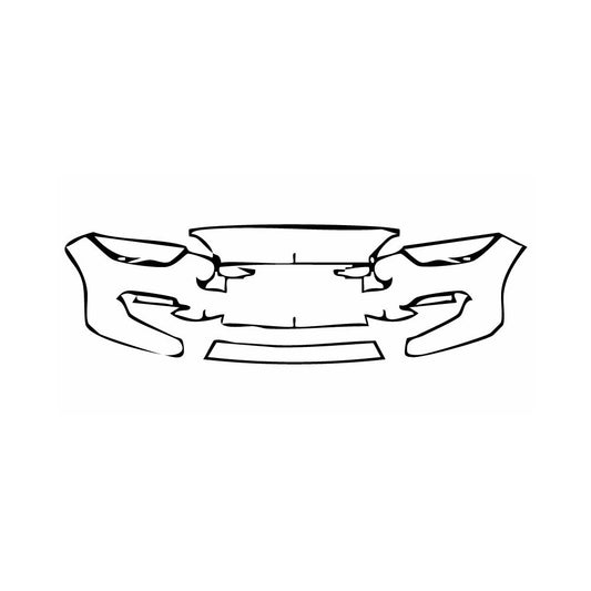 Pre-Cut PPF Ford Mustang Fastback Shelby GT350 2015 - PPF-Kits