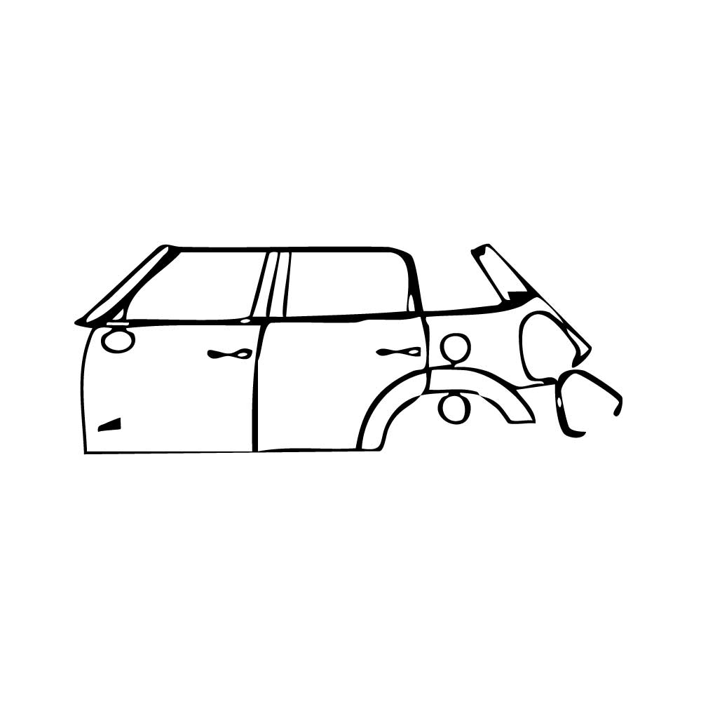 Pre-Cut PPF MINI MINI Countryman Cooper S All4 2012 - PPF-Kits