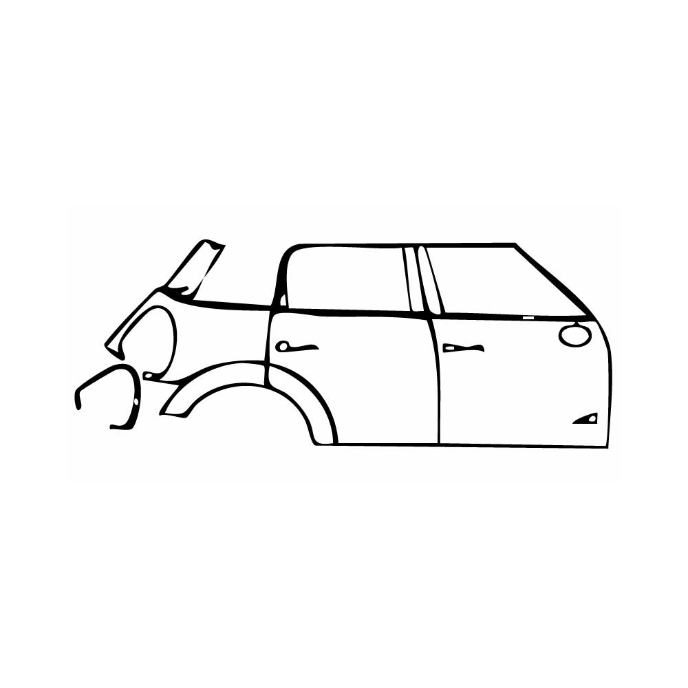 Pre-Cut PPF MINI MINI Countryman Cooper S All4 2012 - PPF-Kits