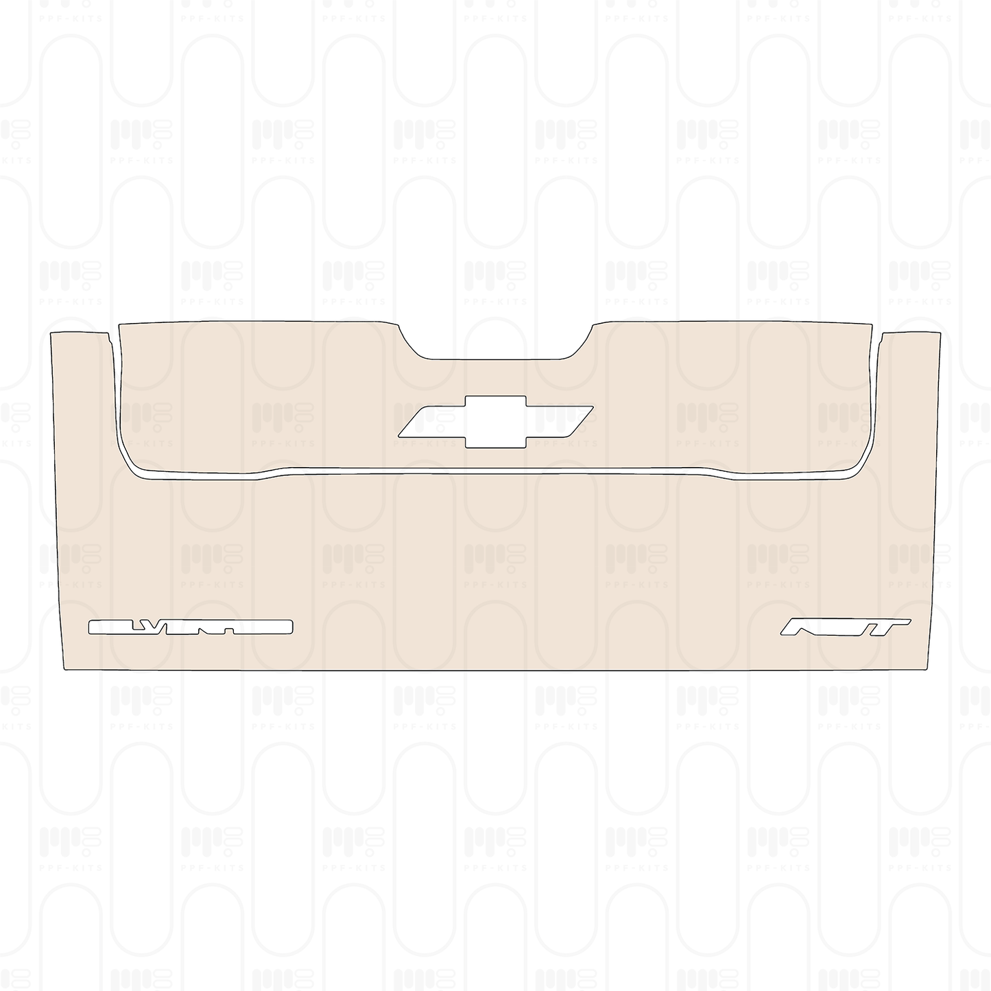 Trunk Lid with "SILVERADO" & "RST" Emblems, with Multi-Flex tailgate
