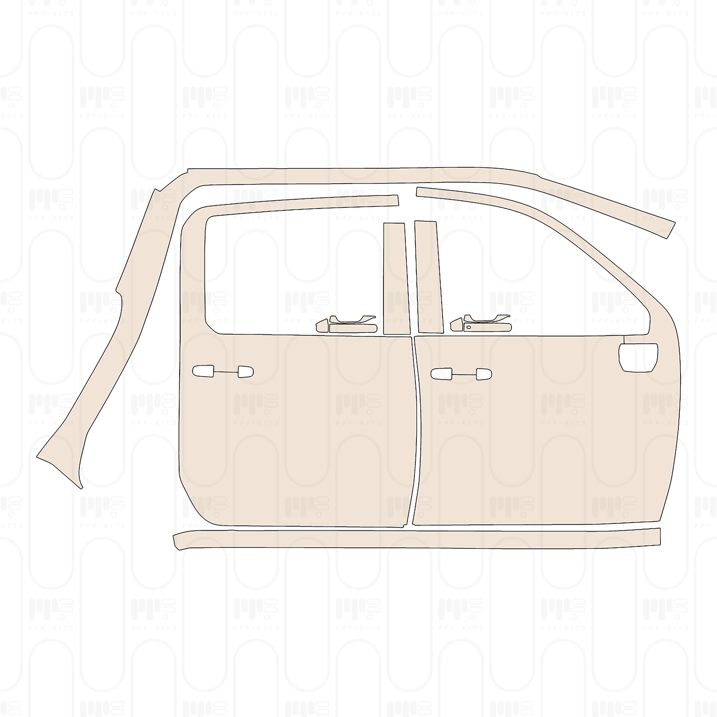 (right) Door+Side Skirt