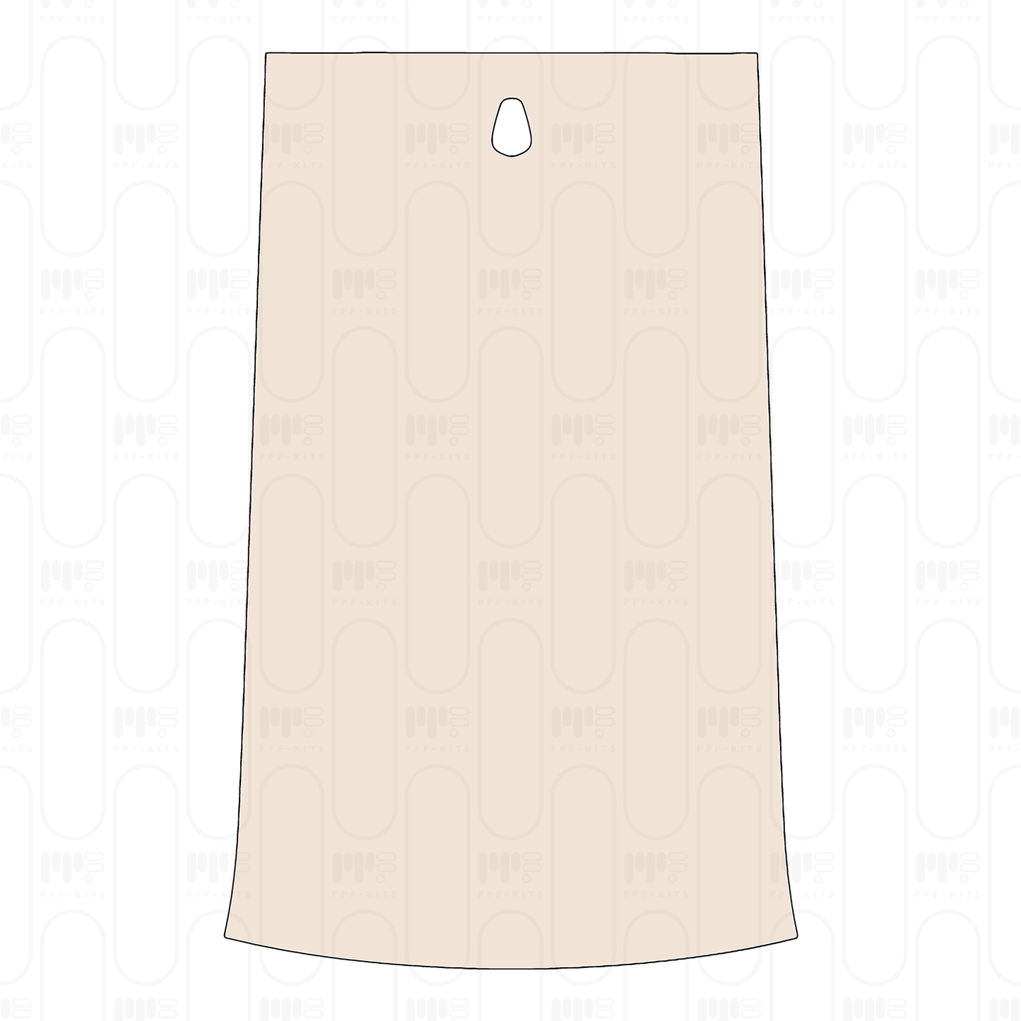 Roof with whip antenna