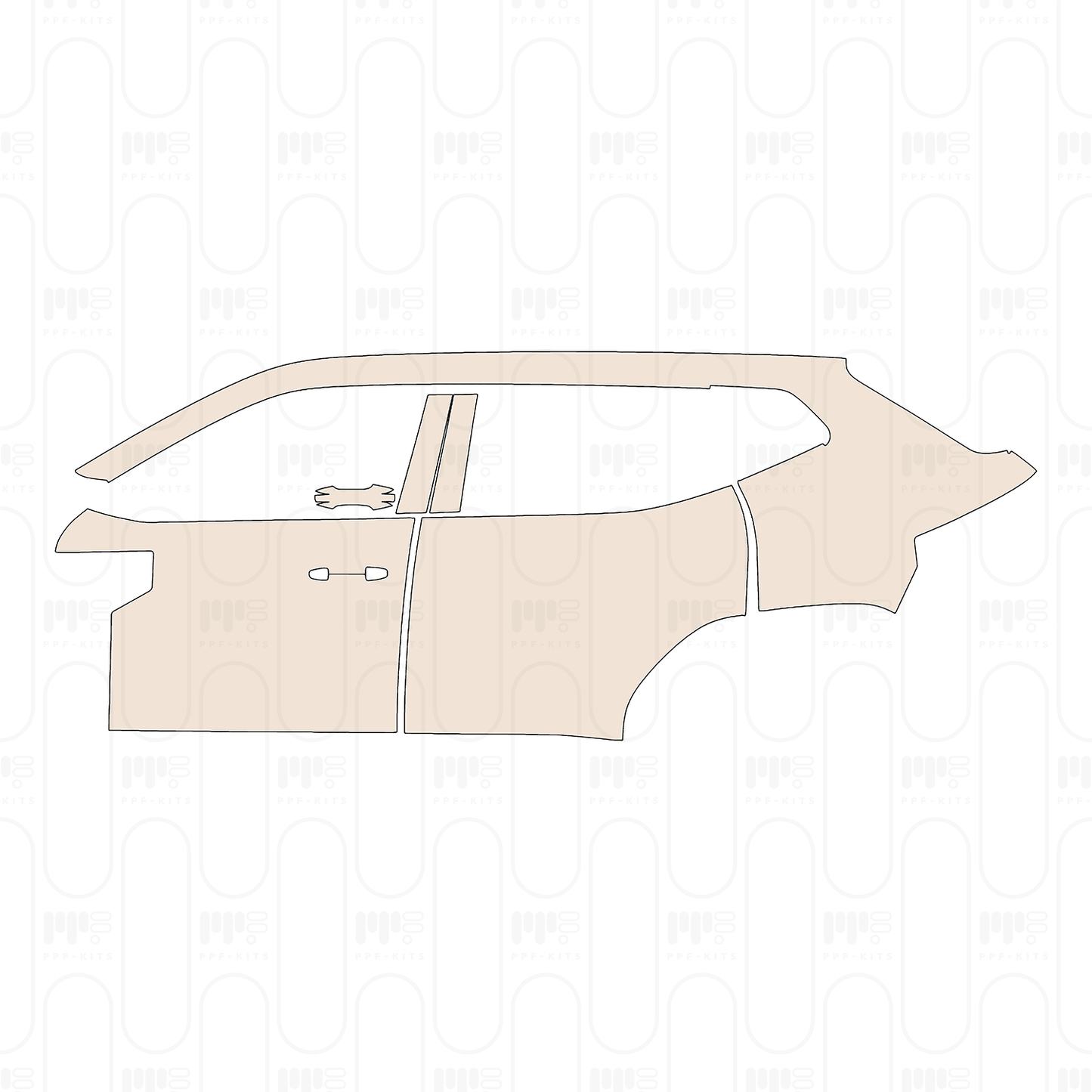 (left) Door+Rear Fender+Side Skirt