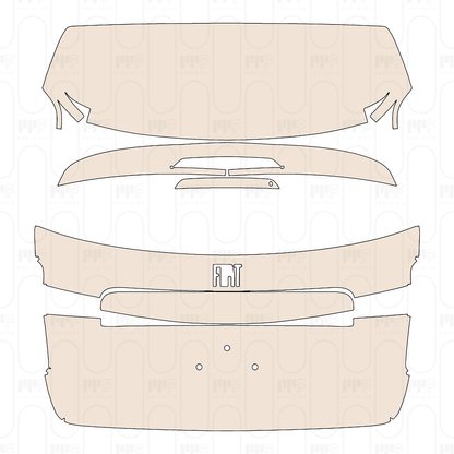 Trunk Lid without Emblem