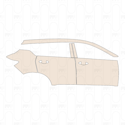 (right) Door+Rear Fender+Side Skirt