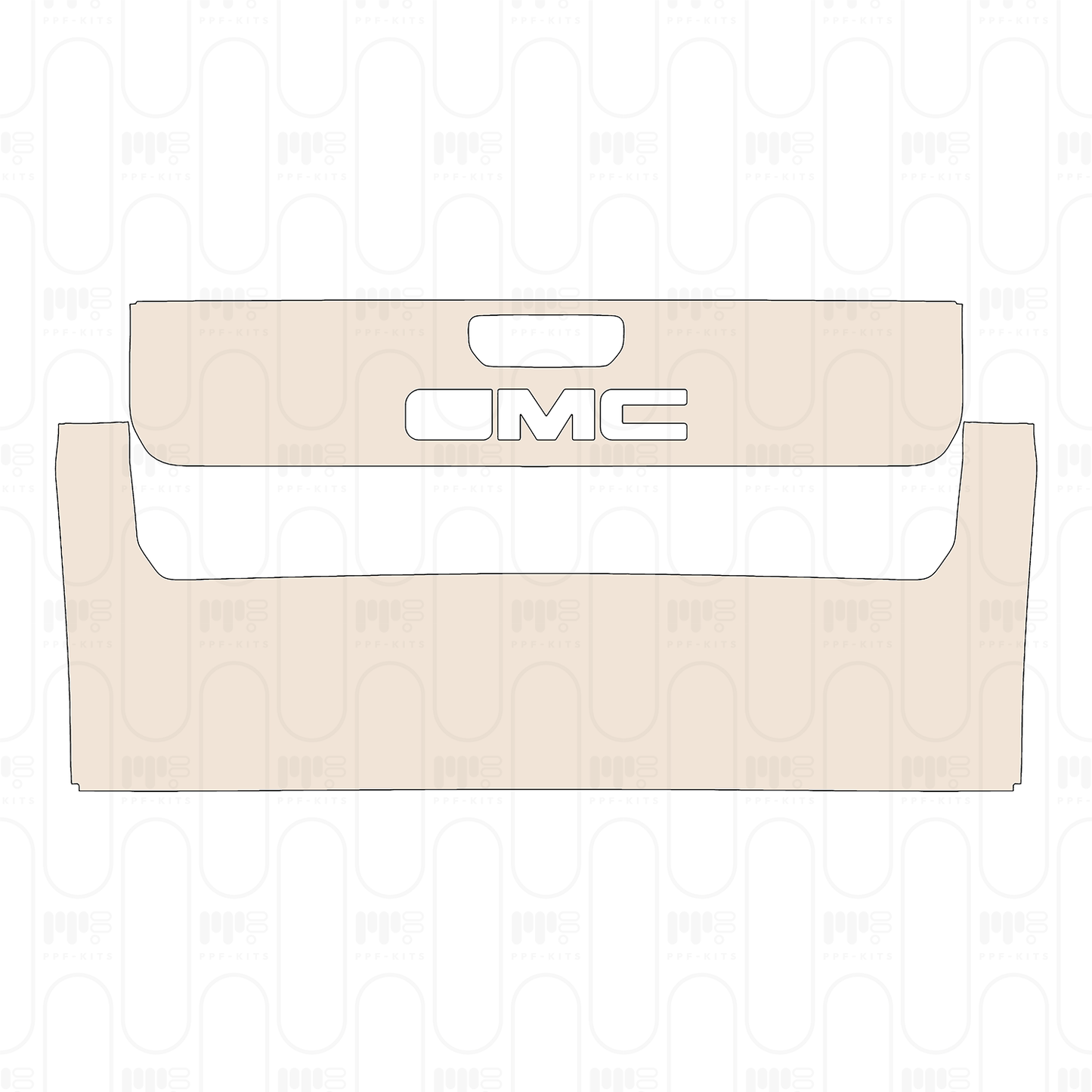 Trunk Lid with "GMC" Emblem