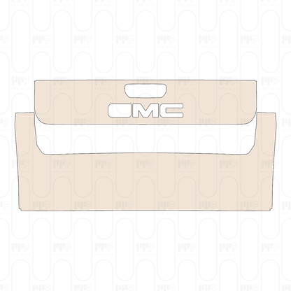 Trunk Lid with "GMC" Emblem