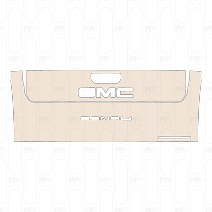 Trunk Lid with "GMC" & "SIERRA" & "DENALI" Emblems