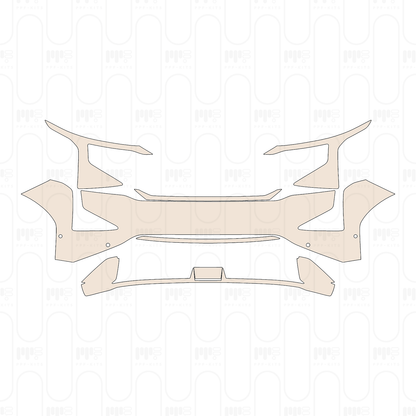 Bumper+Headlamp with 4 PDC (Parking Sensors)
