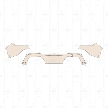 Rear Bumper with 2 PDC (Parking Sensors)