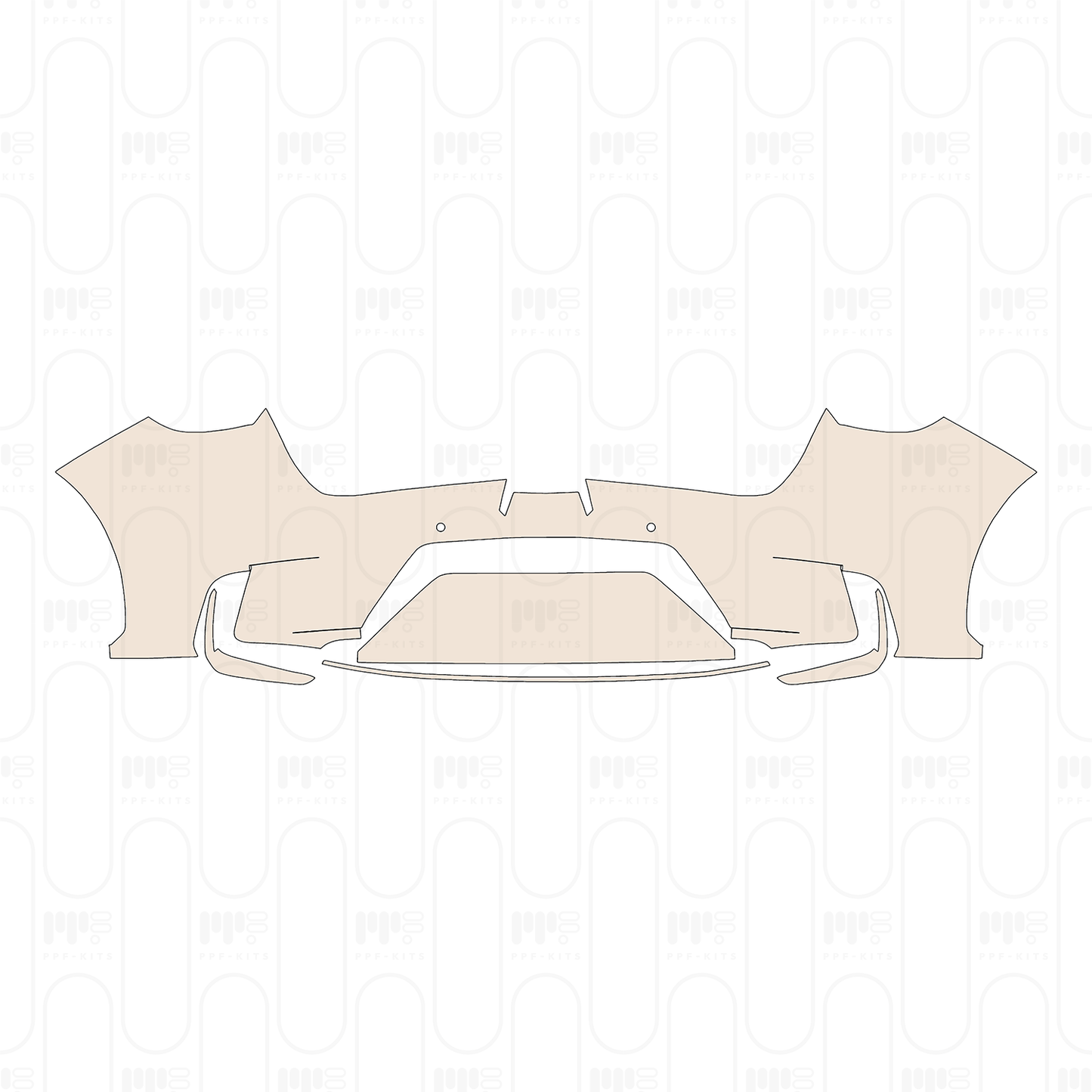 Rear Bumper with 2 PDC (Parking Sensors)
