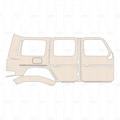 (right) Door+B-Pillar+Rear Fender