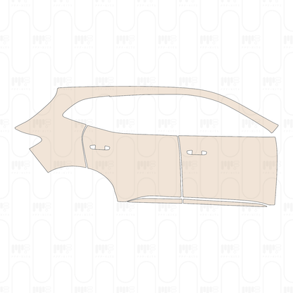 (right) Door+Rear Fender+Side Skirt