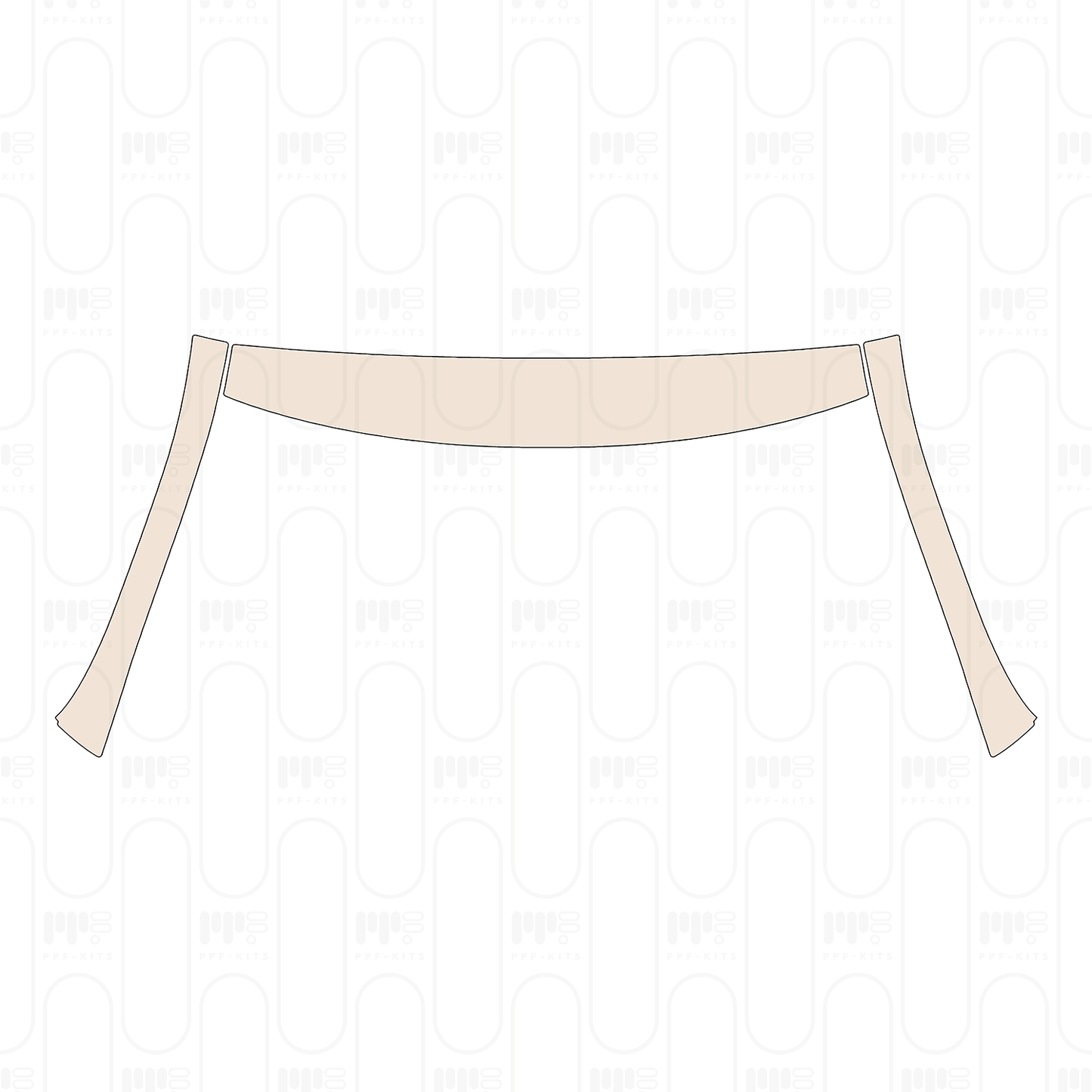 A-Pillar+Roof (front) without sunroof, without roof rails
