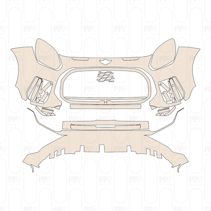 Bumper+Headlamp with 2 PDC (Parking Sensors)