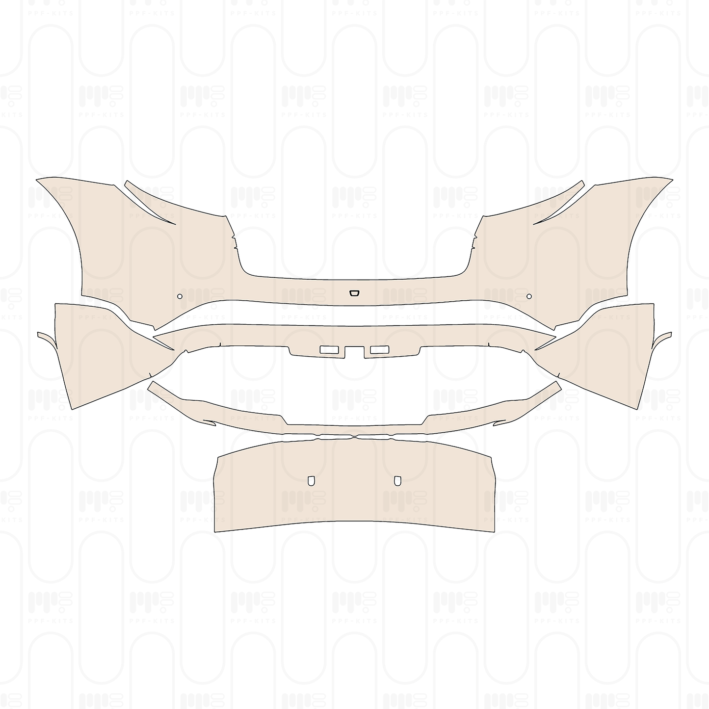 Rear Bumper with offroad design Package