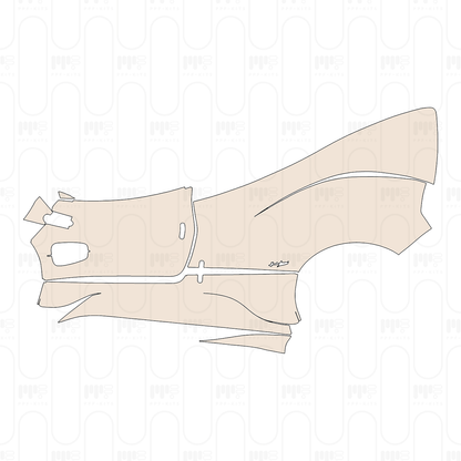 (left) Door+Side Skirt+Rear Fender