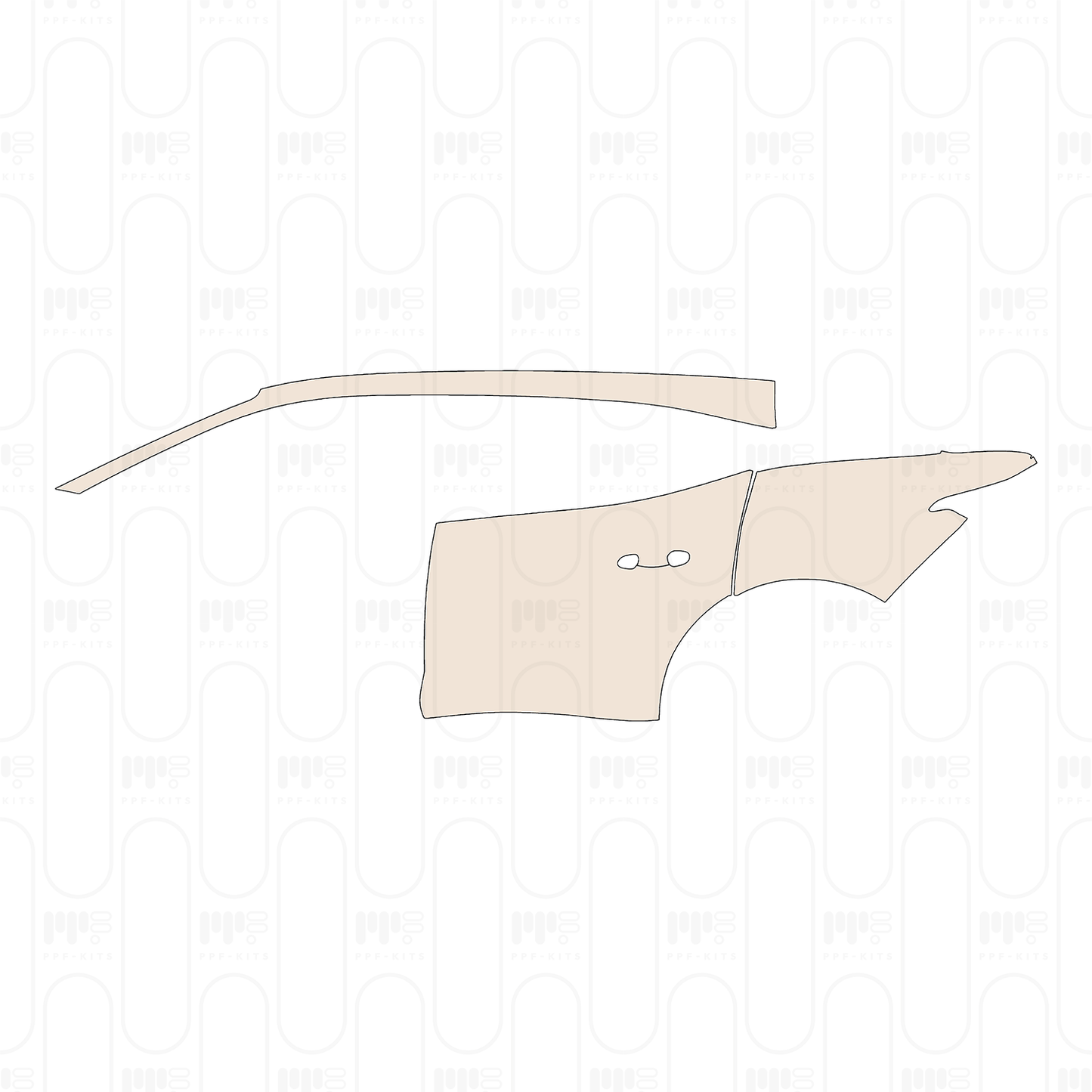 (left) Door+Rear Fender+Side Skirt