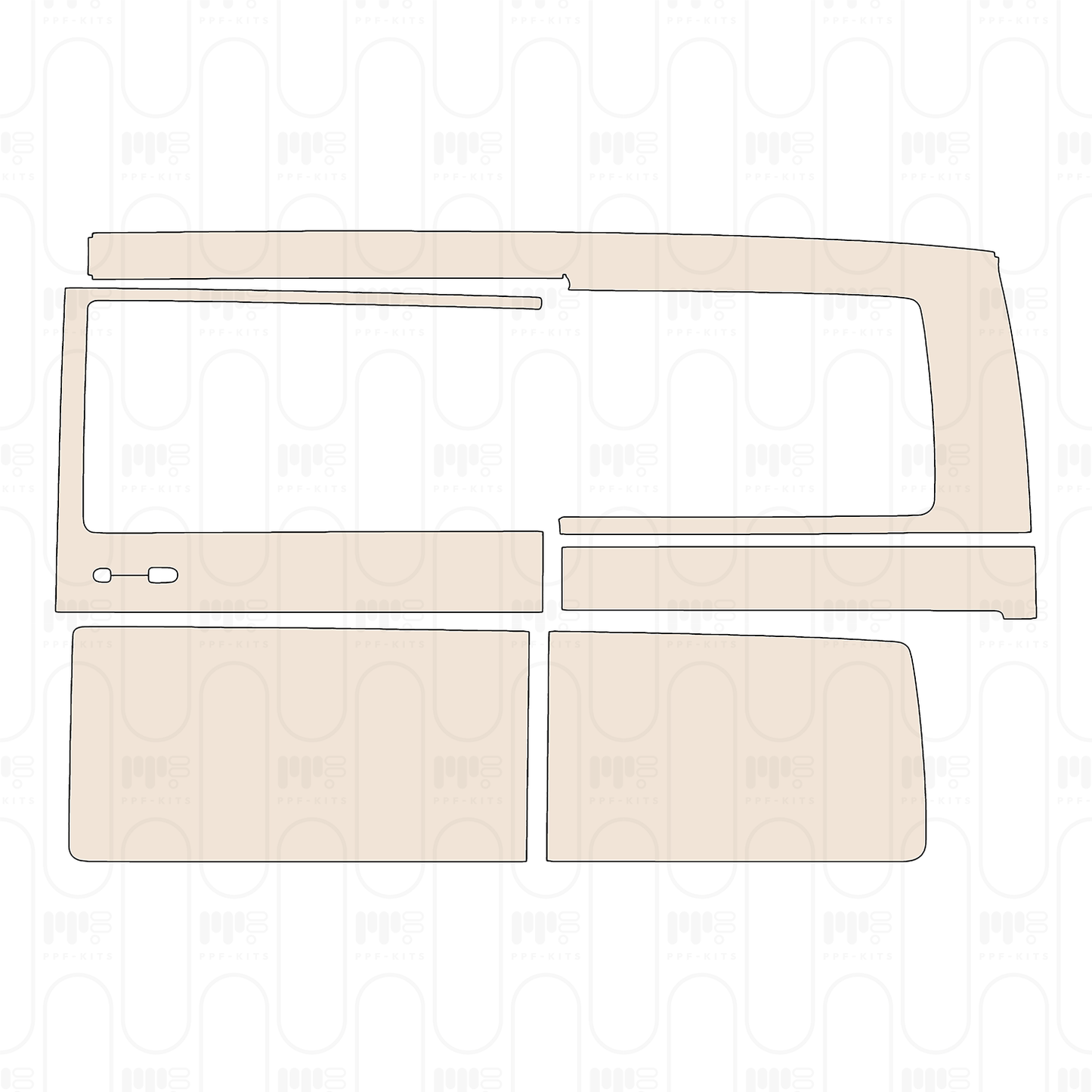 (left) Door+Rear Fender+Side Skirt