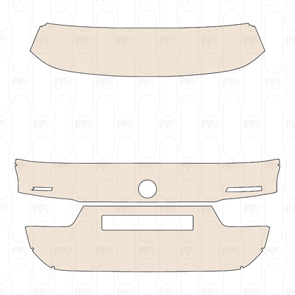 Trunk Lid with "xDrive" & "M340i" Emblem