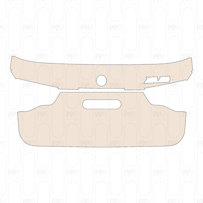 Trunk Lid with "X3M" Emblem