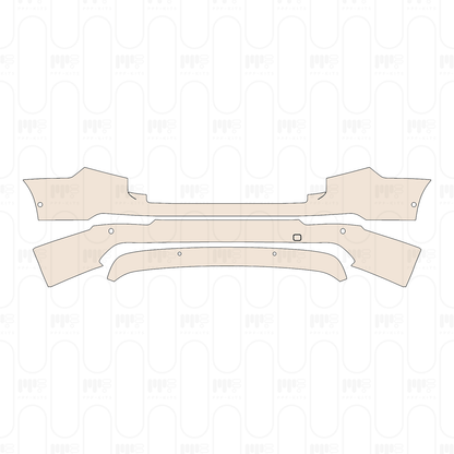 Rear Bumper with bumper cover