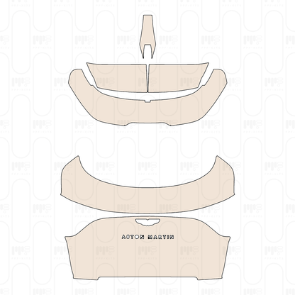 Trunk Lid with "ASTON MARTIN" Emblem