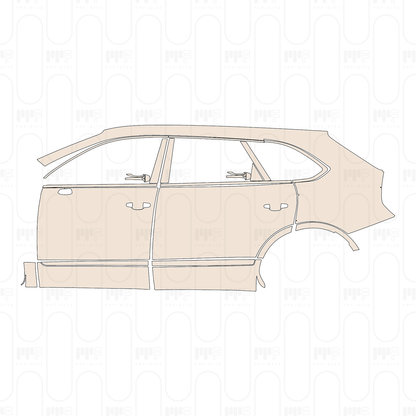 Pre-Cut PPF Bentley Bentayga Extended Wheelbase Base 2025