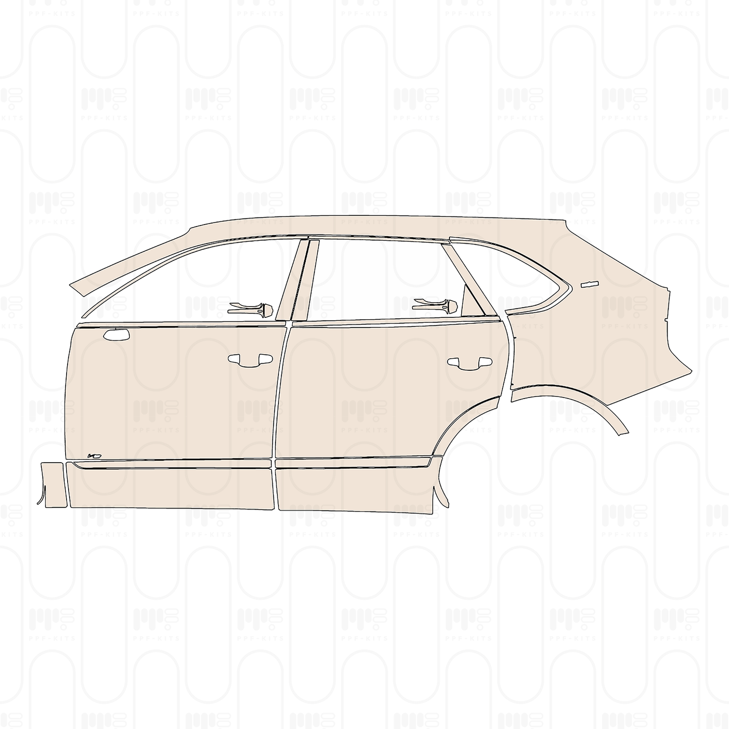 Pre-Cut PPF Bentley Bentayga Standard Wheelbase First Edition 2025