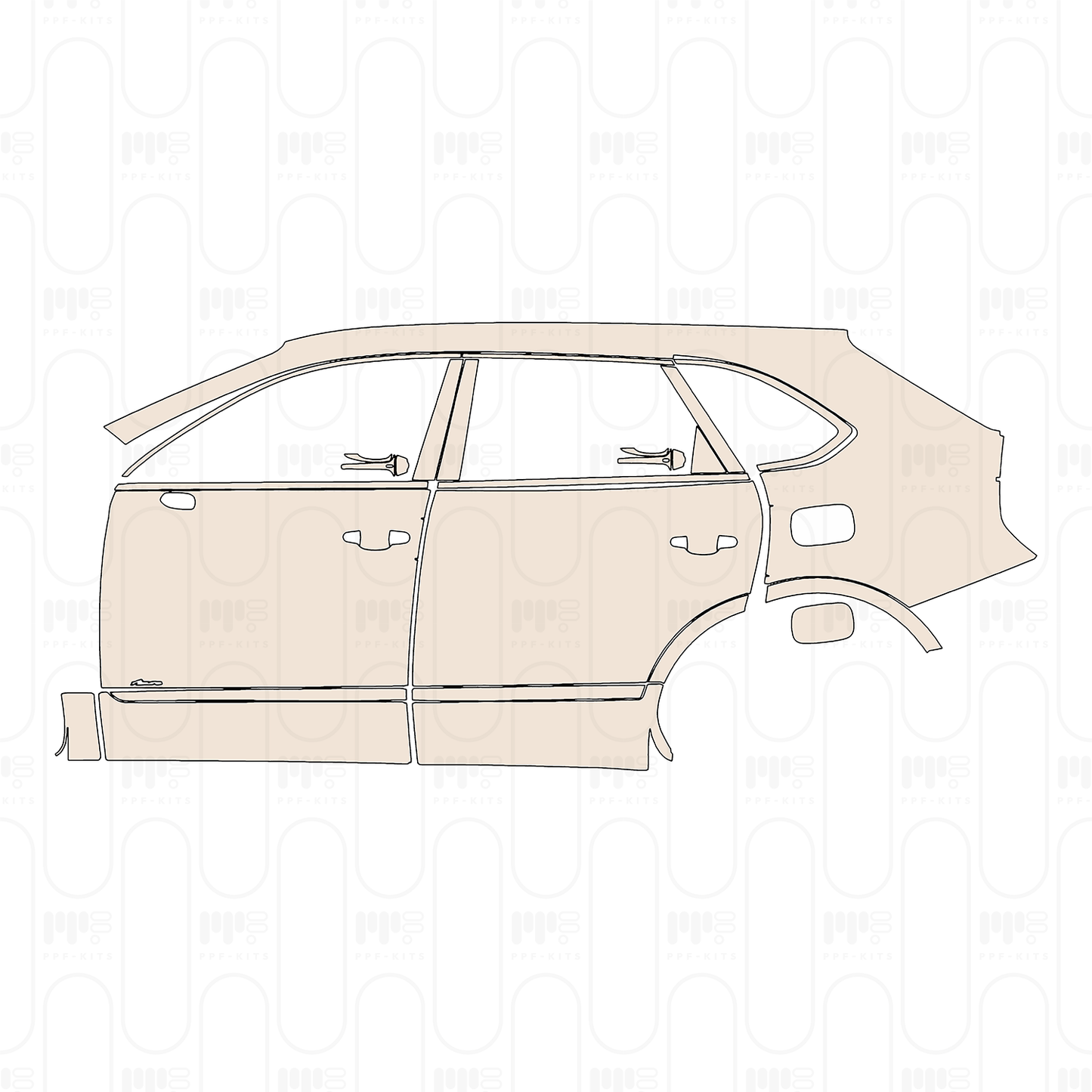 Pre-Cut PPF Bentley Bentayga Standard Wheelbase Azure 2025