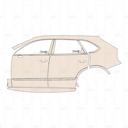 Pre-Cut PPF Bentley Bentayga Standard Wheelbase Speed 2025