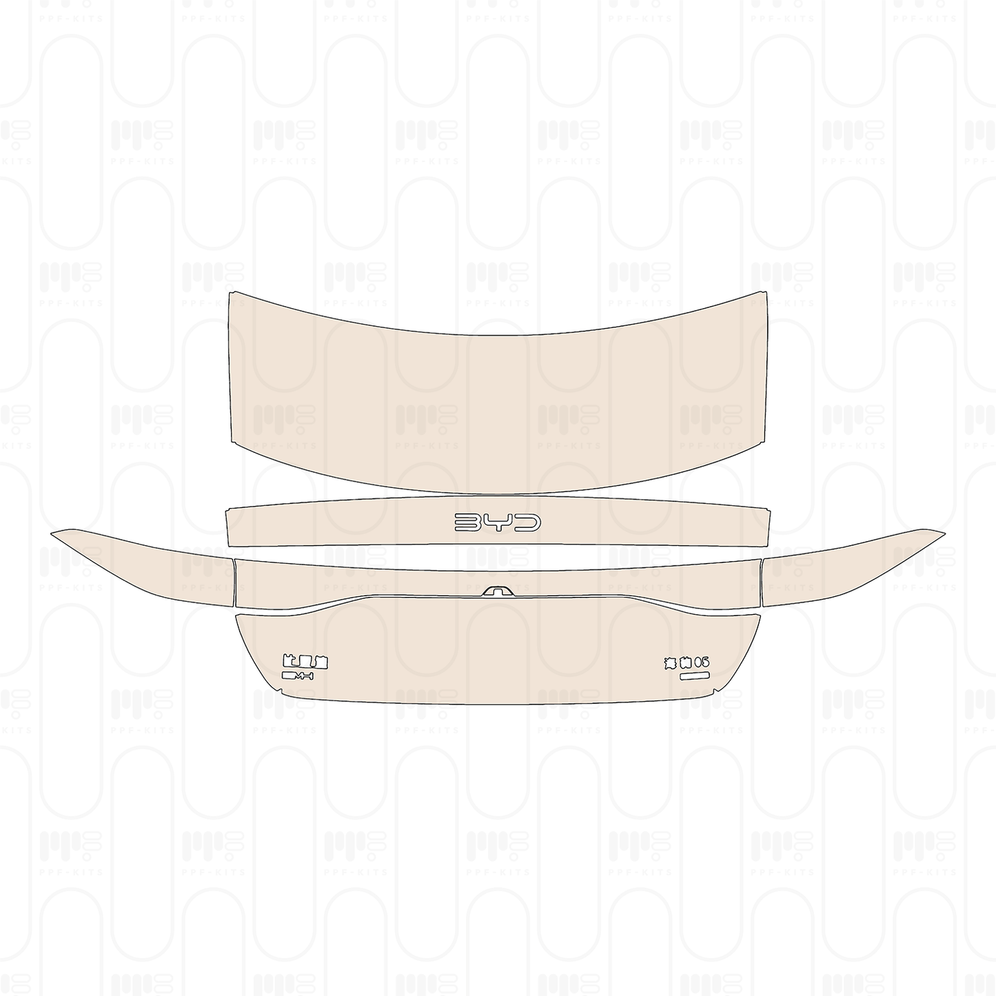 Pre-Cut PPF BYD Seal 05 DM-i 2025